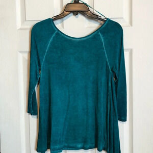 Cloud chaser Teal Women’s Shirt XS 3/4 Sleeves